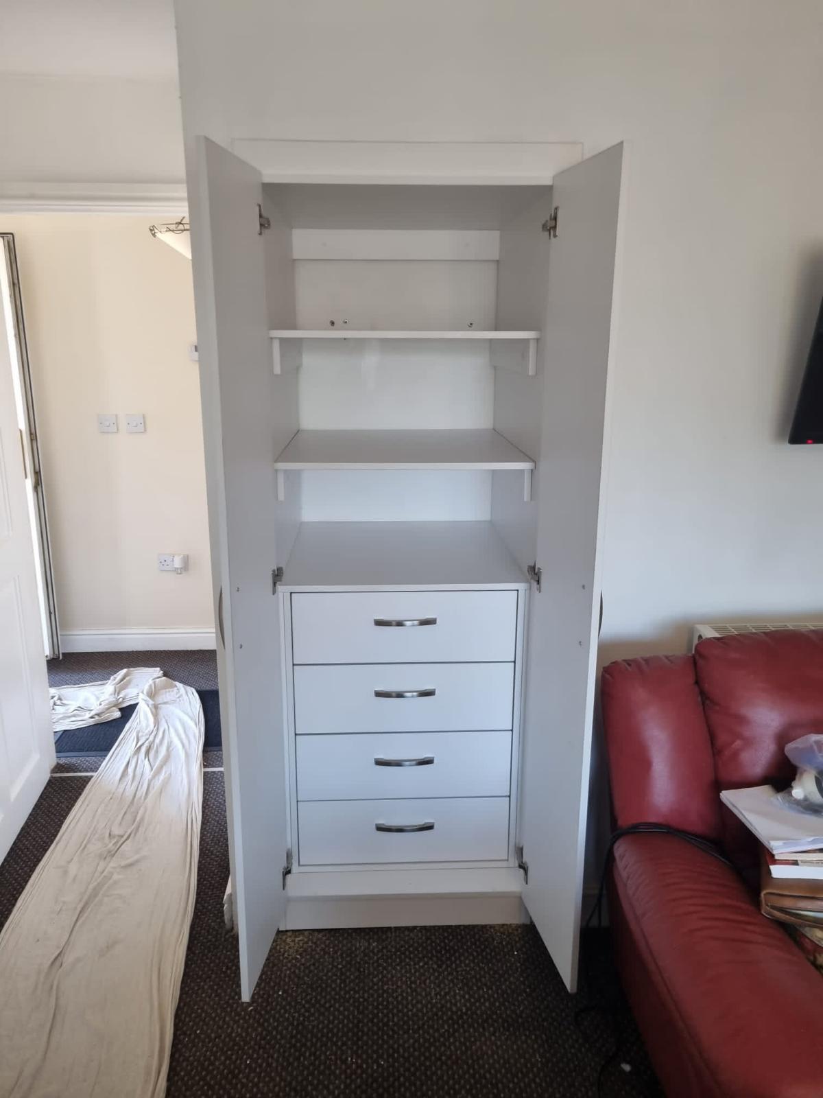 Bespoke Living room storage by glide and slide