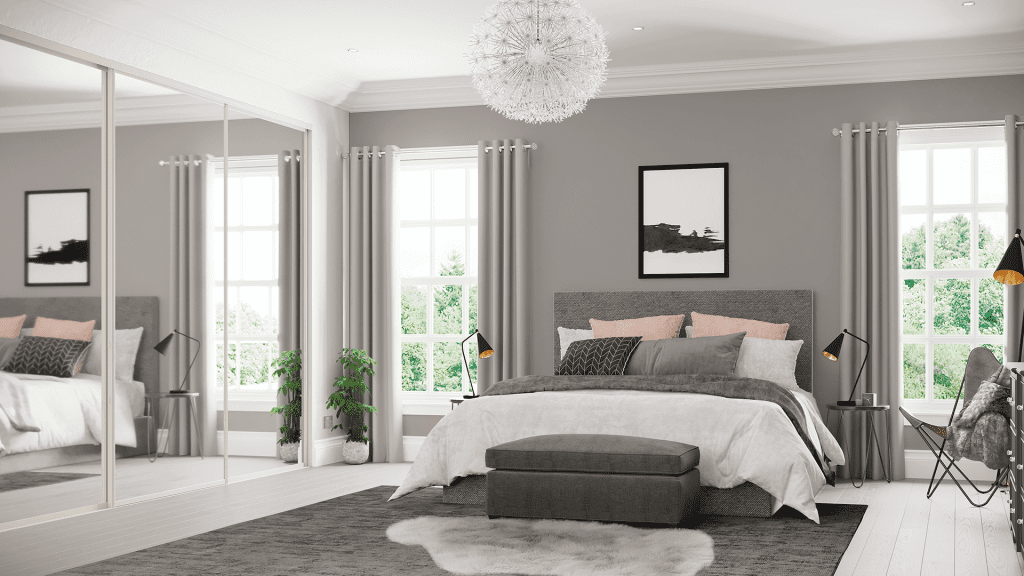 Floor-to-Ceiling Mirrored Wardrobes