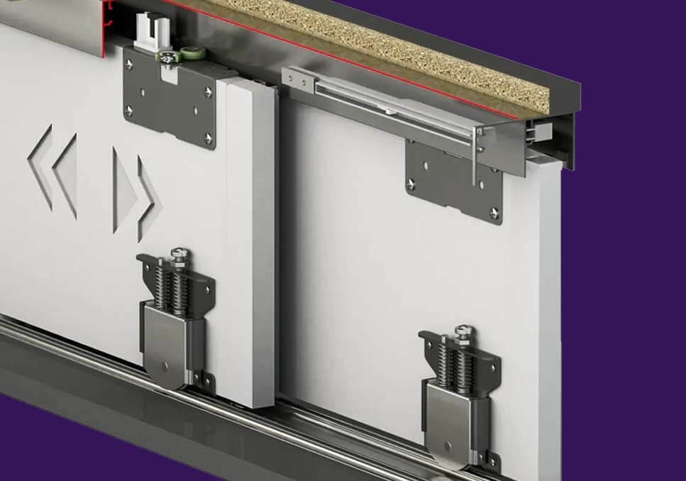 sliding door soft close system glide slide Gloucester Gloucestershire South West